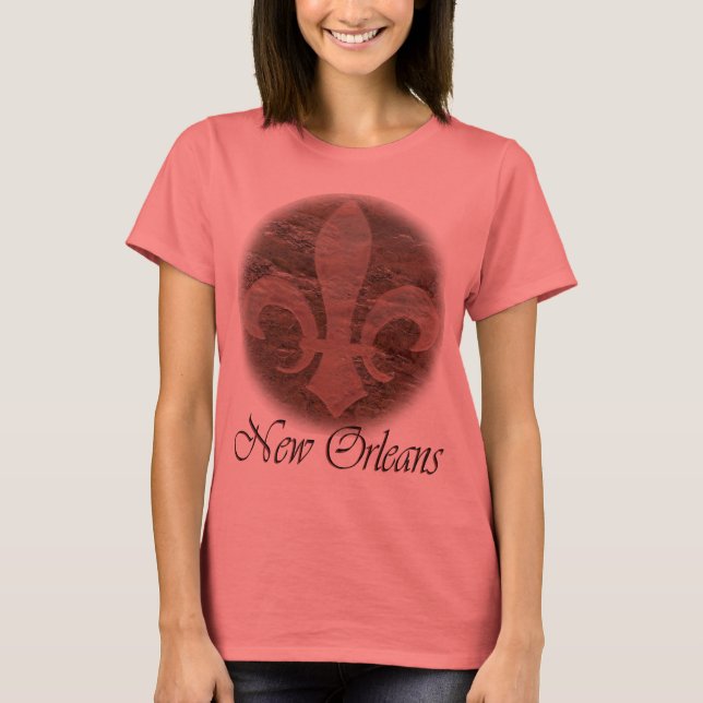 T-shirt Nouvelle-Orléans Fleur De Lis (Devant)