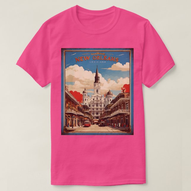 T-shirt Nouvelle-Orléans Louisiane États-Unis d'Amérique T (Design devant)