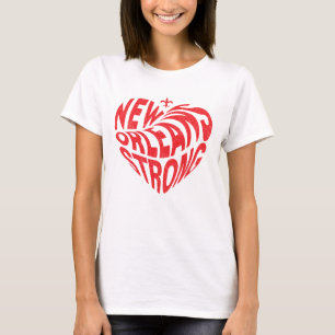 T-shirt Nouvelle-Orléans Nola Coeur Fort