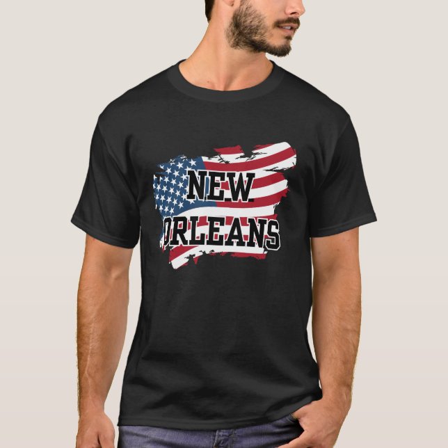 T-shirt Nouvelle-Orléans USA (Devant)