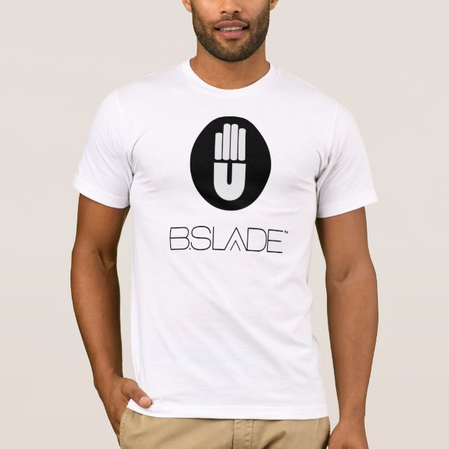 T-SHIRT NOUVELLE PIÈCE EN T DE LOGO DE B.SLADE™ (Devant)