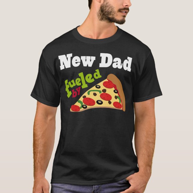 T-shirt Nouvelle pizza (drôle) de papa (Devant)