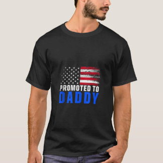 T-shirt Nouvelle première fois papa police application de 
