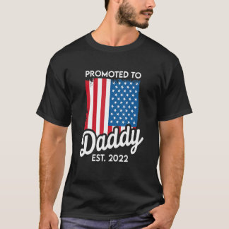T-shirt Nouvelle première fois papa police application de