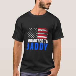 T-shirt Nouvelle première fois papa police application de