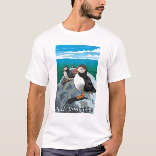 T-shirt Nouvelle scène de HampshirePuffins (Devant)