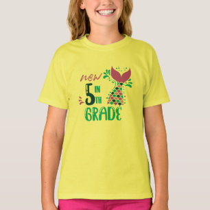 T-shirt Nouvelle sirène en 5e année