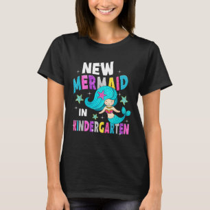 T-shirt Nouvelle sirène en maternelle filles enfants drôle