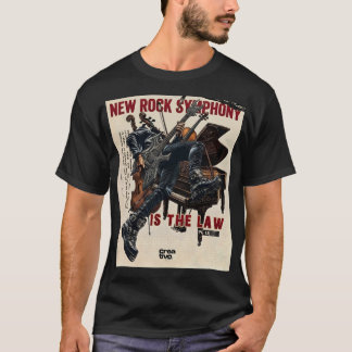 T-shirt Nouvelle Symphonie Rock est la Loi - Guitare Rock