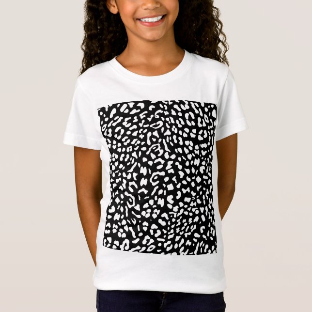 T-Shirt Nouvelle texture léopard 10 (Devant)