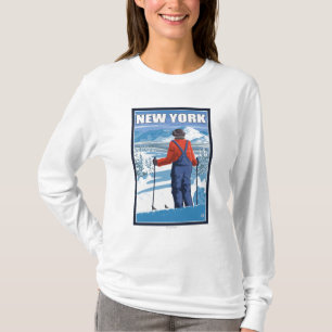T-shirt Nouvelle vue admirative de YorkSkier