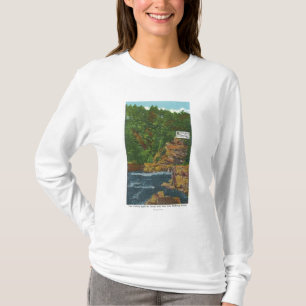 T-shirt Nouvelle vue de pont de Hwy d'état d'abîme