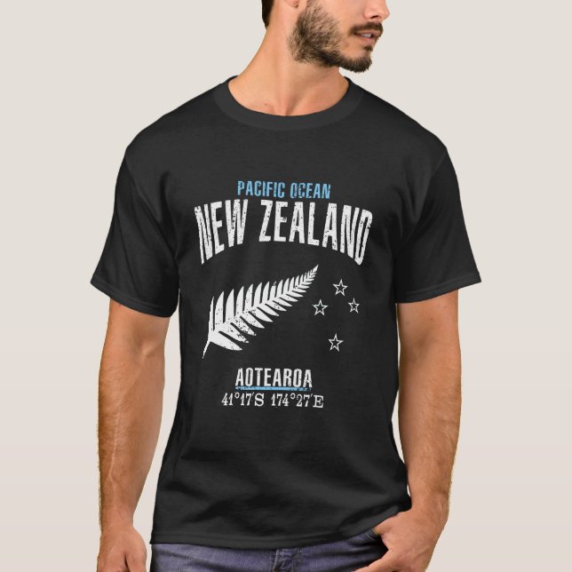 T-shirt Nouvelle-Zélande (Devant)