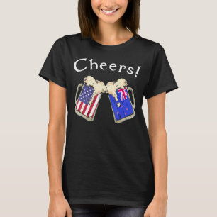 T-shirt Nouvelle-Zélande Amérique Patriot Grown Country