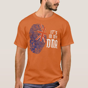 T-shirt Nouvelle-Zélande empreintes digitales Nouvelle-Zél