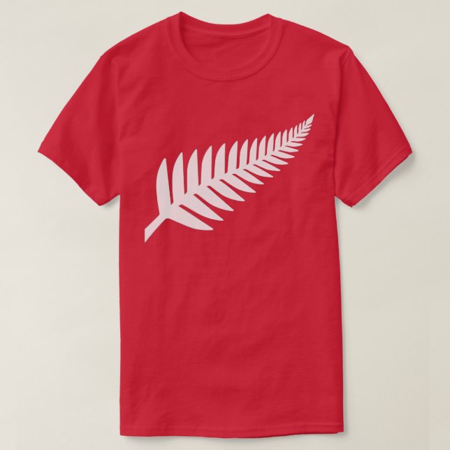 T-shirt Nouvelle-Zélande Silver Fern NZ Black Fier Kiwi Ru (Design devant)