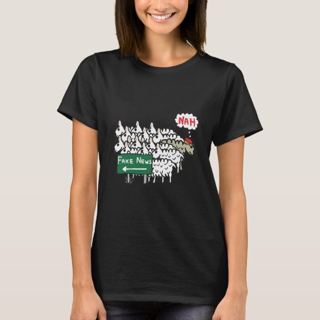 T-shirt Nouvelles anti-faux (Devant)