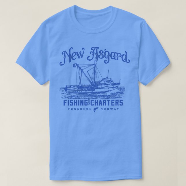 T-shirt Nouvelles chartes de pêche d'Asgard (Design devant)