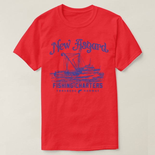 T-shirt Nouvelles chartes de pêche de l'Asgard (Design devant)