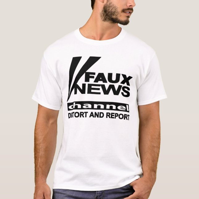 T-shirt Nouvelles de Faux (Devant)
