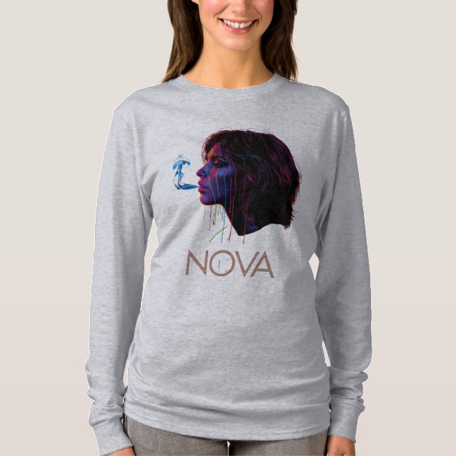 T-shirt Nova Glow Peinture Silence (Devant)