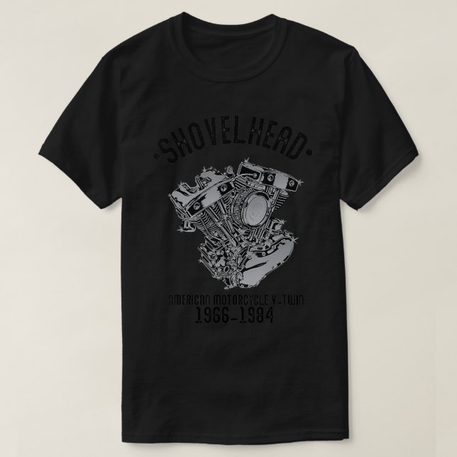 T-shirt Novelhead Motorcycle amateurs Hus Gran (Design devant)