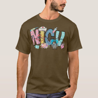 T-shirt Novelty Nicu Nurse Life Nicu Nurse Fall Thanksgivi