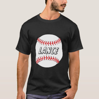 T-shirt Novelty Personalized Name Lance Sports Celebration