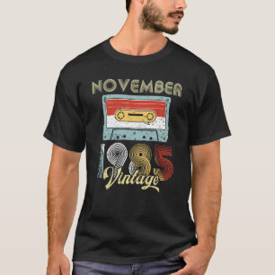 T-shirt Novembre 1985 enregistreur à cassettes vintage