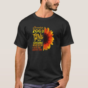 T-shirt Novembre 2003 Les Filles Sont Brillantes Avec Un P
