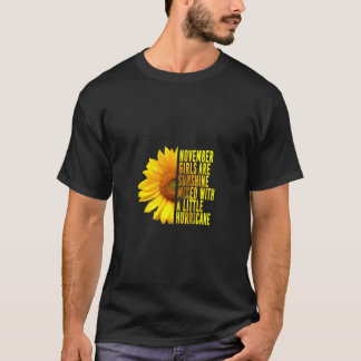 T-shirt Novembre Girls Sunshine Mixed Hurricane Sunflower