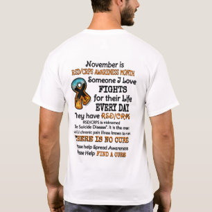 T-shirt Novembre...Quelqu'Un Que J'Aime Se Battre