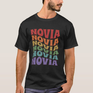 T-shirt Novia Mariée Espagnole Latina Enterrement de Vie d
