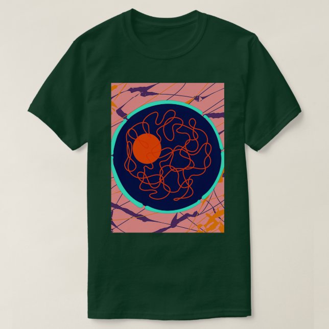T-shirt noyau de cellule animale (Design devant)
