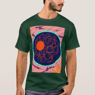 T-shirt noyau de cellule animale