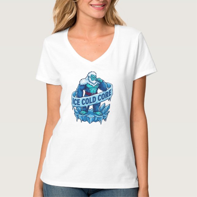 T-shirt Noyau de gorille glacé ADOM (Devant)