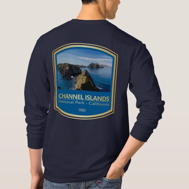 T-shirt NP des îles Anglo-Normandes (PF1) (Dos)