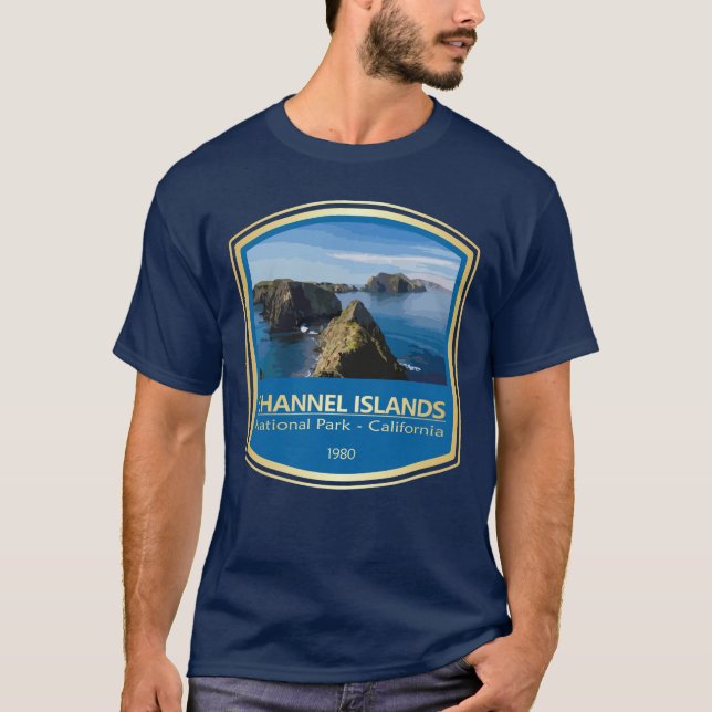 T-shirt NP des îles Anglo-Normandes (PF1) (Devant)