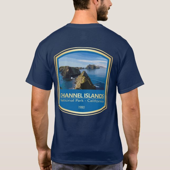 T-shirt NP des îles Anglo-Normandes (PF1) (Dos)