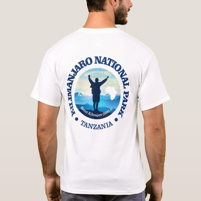 T-shirt NP du Kilimandjaro (V) (Dos)