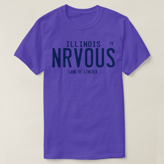 T-shirt NRVOUS de Ferris Buellers Day Off (Design devant)