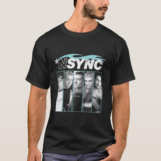 T-shirt Nsync Officiel Ici Nous Allons (Devant)