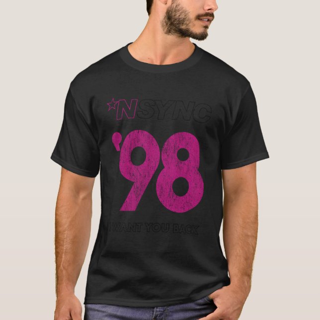 T-shirt Nsync Officiel Tout Recherché (Devant)