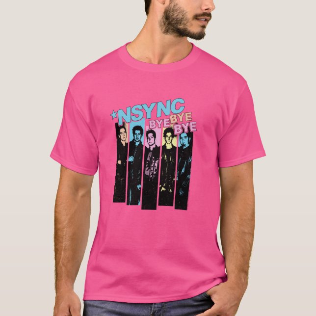 T-shirt NSYNC Officielle Neon Bye Bye Bye Bye (Devant)