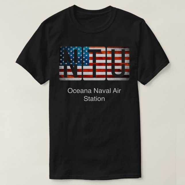 T-shirt NTU Oceana Naval Air Station  (Design devant)