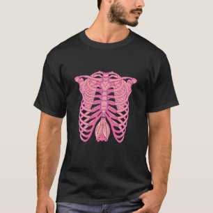 T-shirt Nu Goth Bat Skeleton esthétique gothique Wiccan Pa