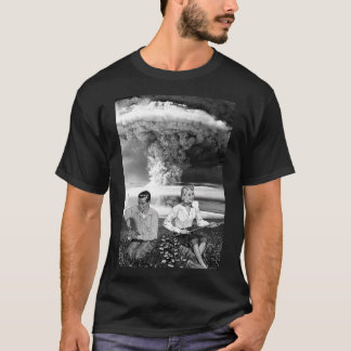 T-shirt Nuage de bombe atomique Guerre nucléaire V