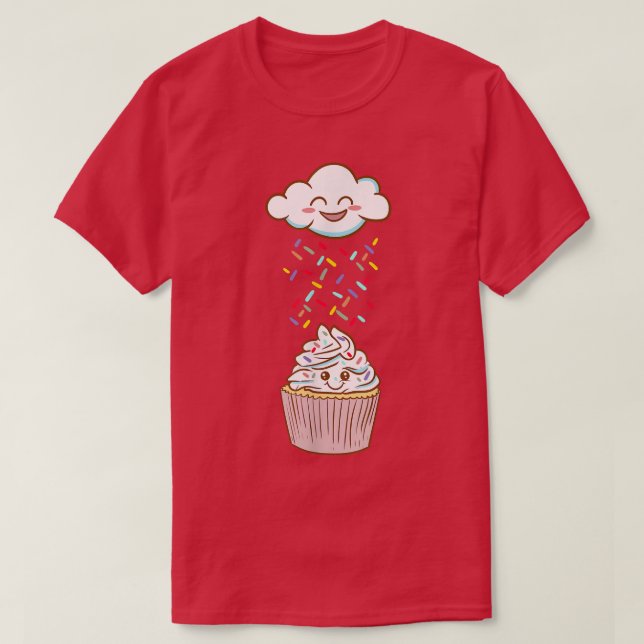 T-shirt Nuage de crumble - Drôle - Baking Lover Cupcake 12 (Design devant)