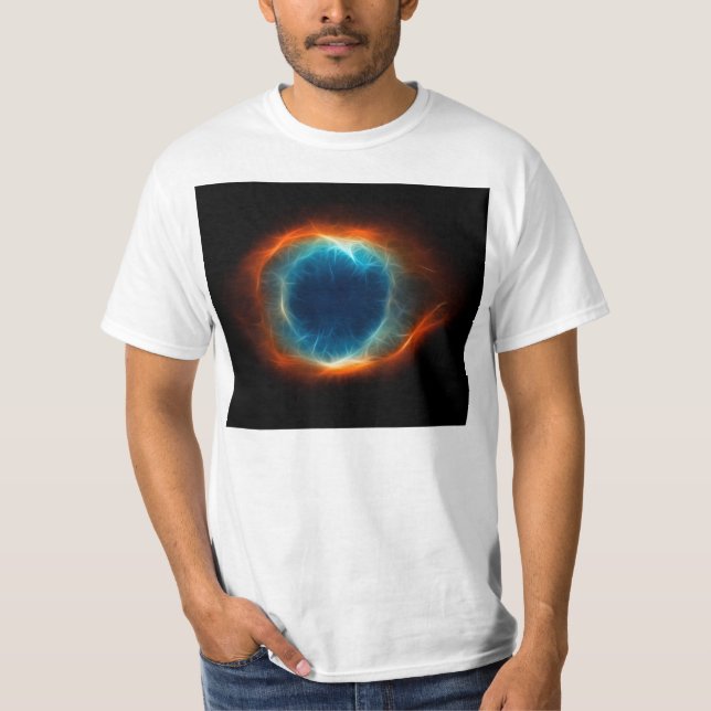 T-shirt Nuage de l'espace d'étoile de nébuleuse d'hélice (Devant)