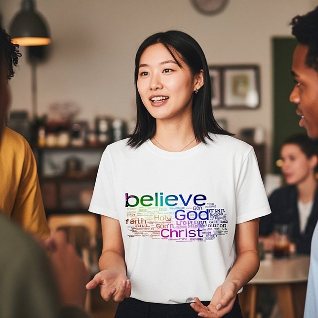 T-shirt Nuage de mots chrétiens (Créateur téléchargé)